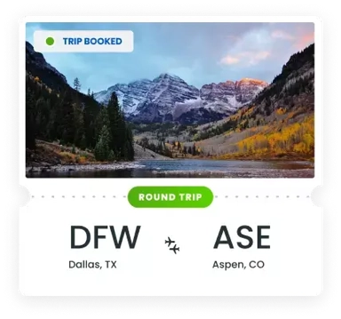 DFW -> ASE